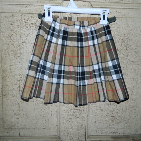 5/$25O'Neil of Dublin Ireland Plaid Kilt Pleated Skirt Girls Size Age 4/5 (H-30) - Picture 4 of 5